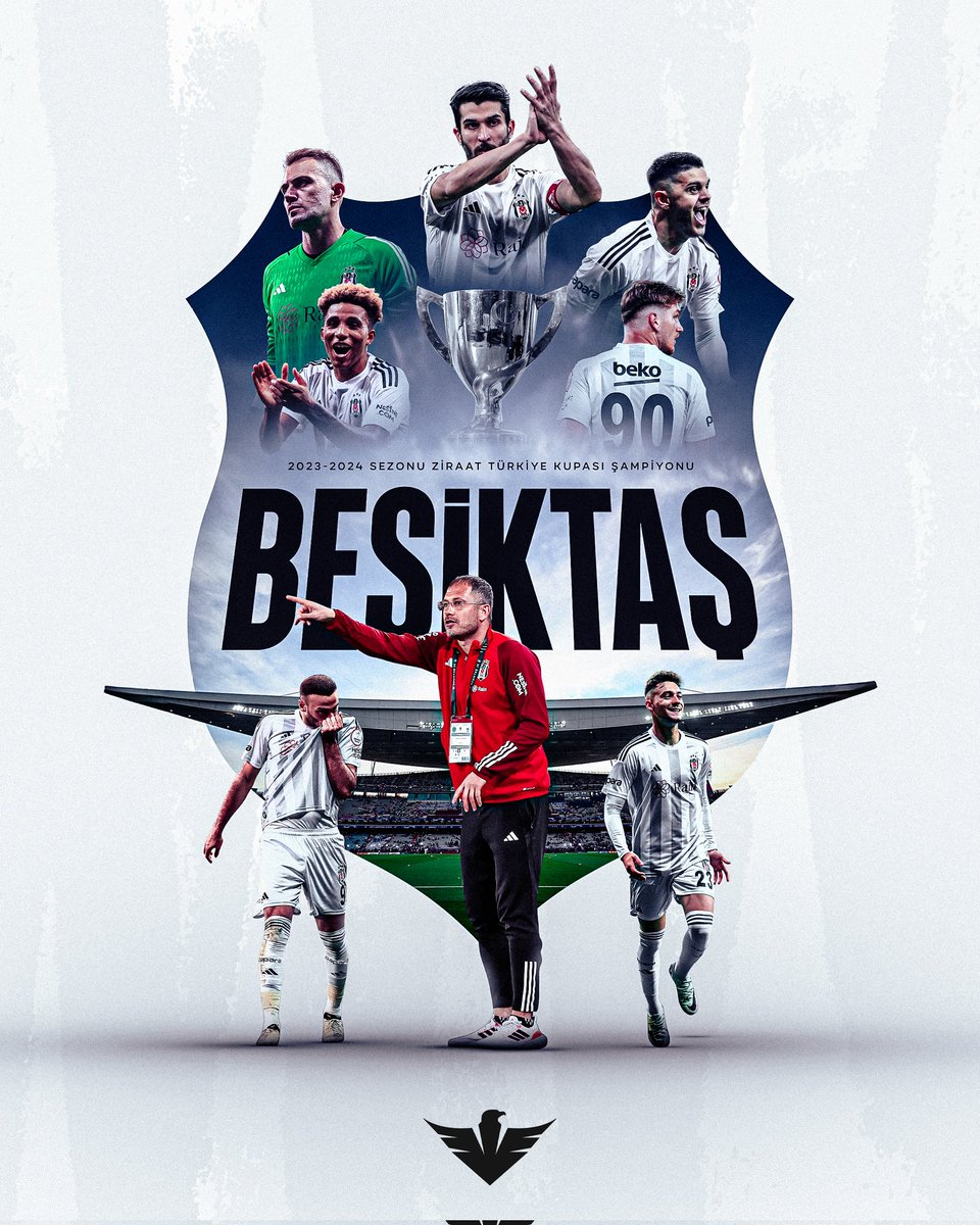 2023-2024 SEZONU TÜRKİYE KUPASI ŞAMPİYONU BEŞİKTAŞ! 🦅