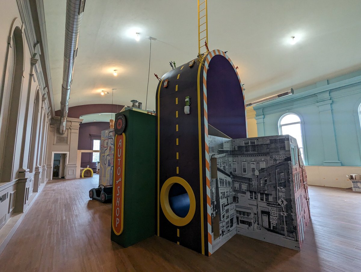 42designfab's tweet photo. 🏙 Welcome to City Block! 🏙
This grand structure was recently installed in Waterville, ME at the Children's Discovery Museum!

Inside this 2 floor exhibit contains several interactive sections where children can interact, discover, and play.

Opening this Summer!

#42df https://t.co/Q5oObcTuZ3