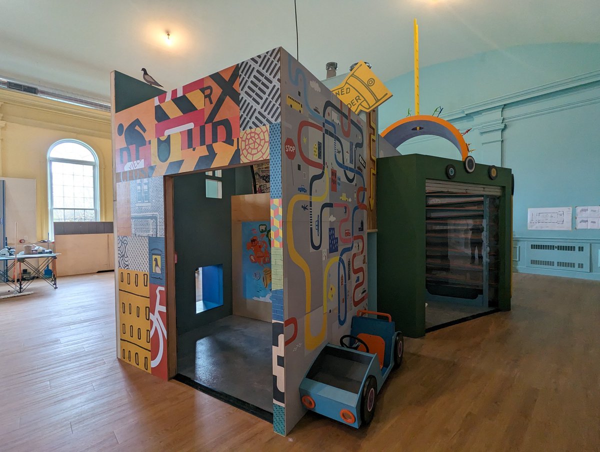 🏙 Welcome to City Block! 🏙
This grand structure was recently installed in Waterville, ME at the Children's Discovery Museum!

Inside this 2 floor exhibit contains several interactive sections where children can interact, discover, and play.

Opening this Summer!

#42df