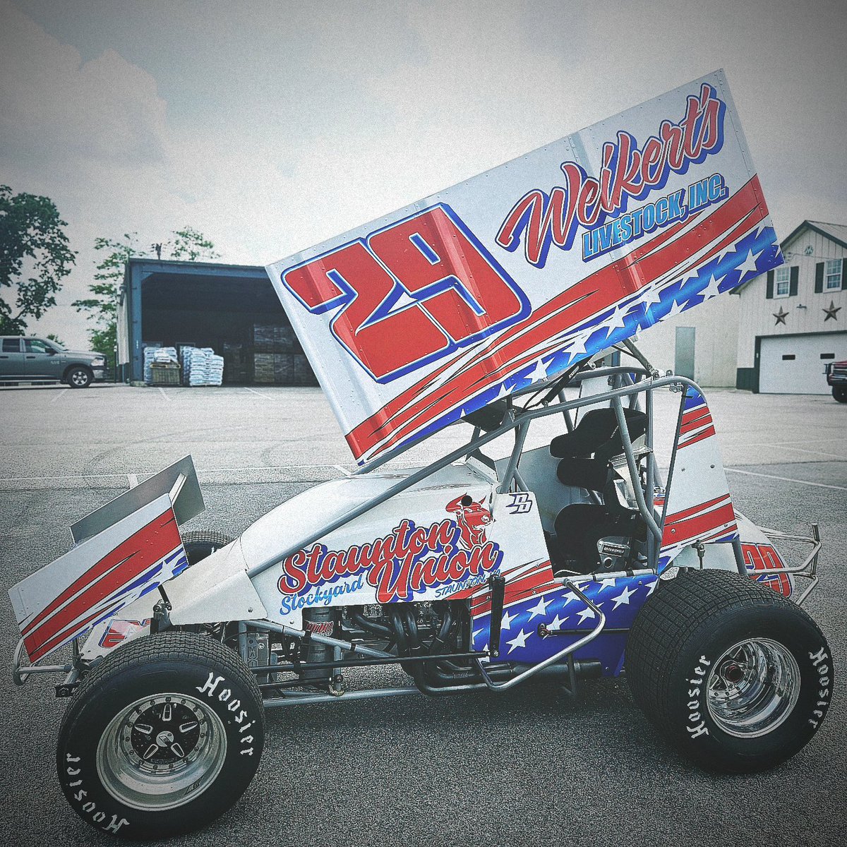 Our Weikert tribute car is done for the weekend! You'll see it Friday, Saturday, & Sunday this weekend! Also, shirts will be available at the track AND are online this year at dannydietrich.com/merch/. There are a LIMITED amount, and once they're gone, they're gone!