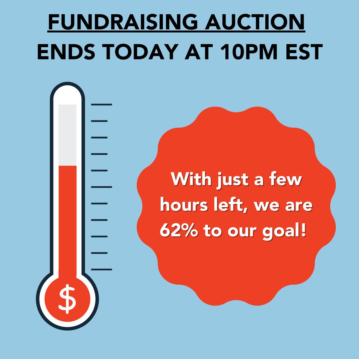 Just a few hours left and we are 62% to our goal! Help us over the finish line and make your bid before 10pm EST - all proceeds go toward funding Constitution education programs that guide America's future - our youth 🍎❤️ us.constitutingamerica.org/BidNow2024Auct…