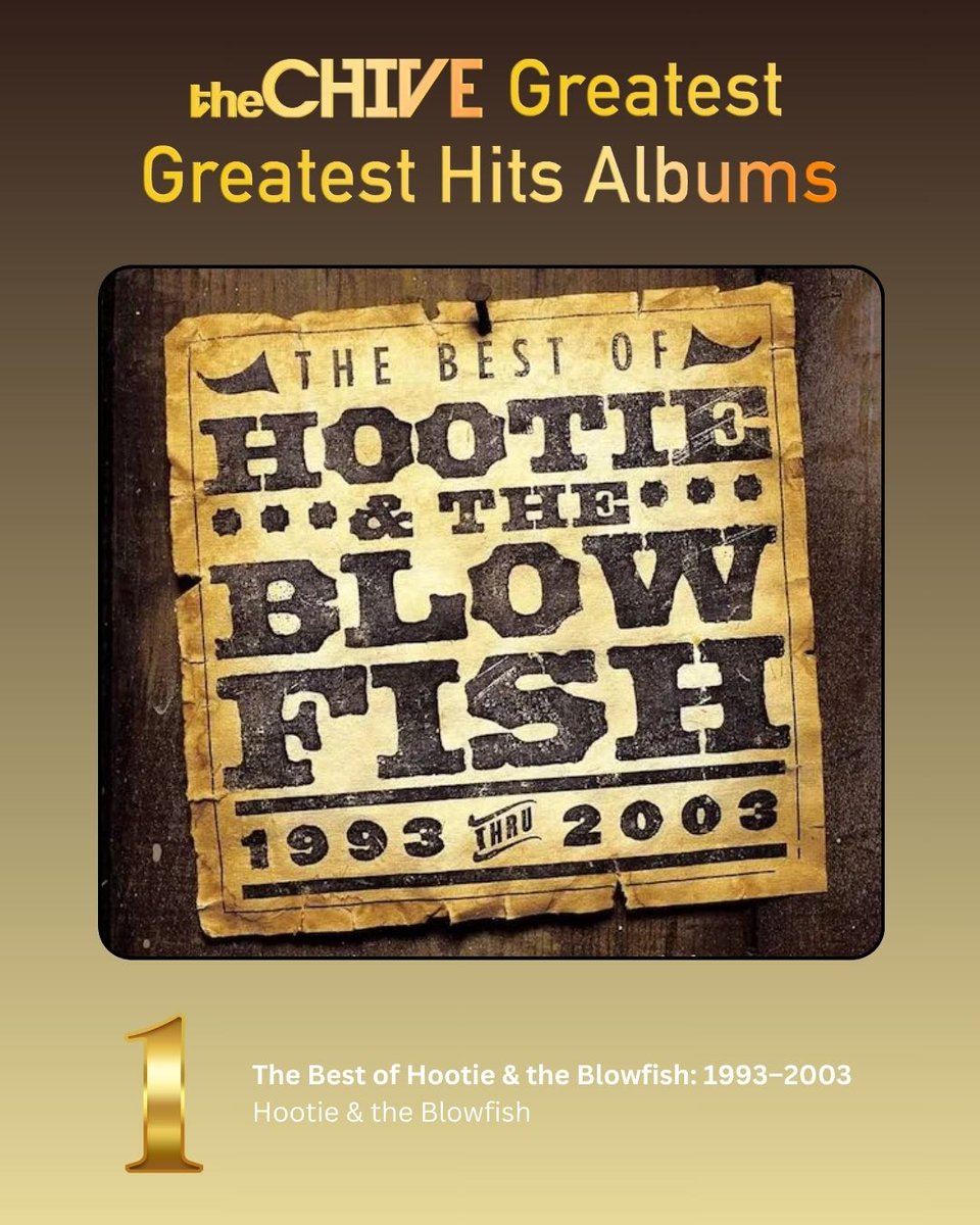 1. The Best of Hootie & the Blowfish: 1993–2003 by Hootie & the Blowfish #GreatestGreatestHits More info: thechive.com/entertainment/…