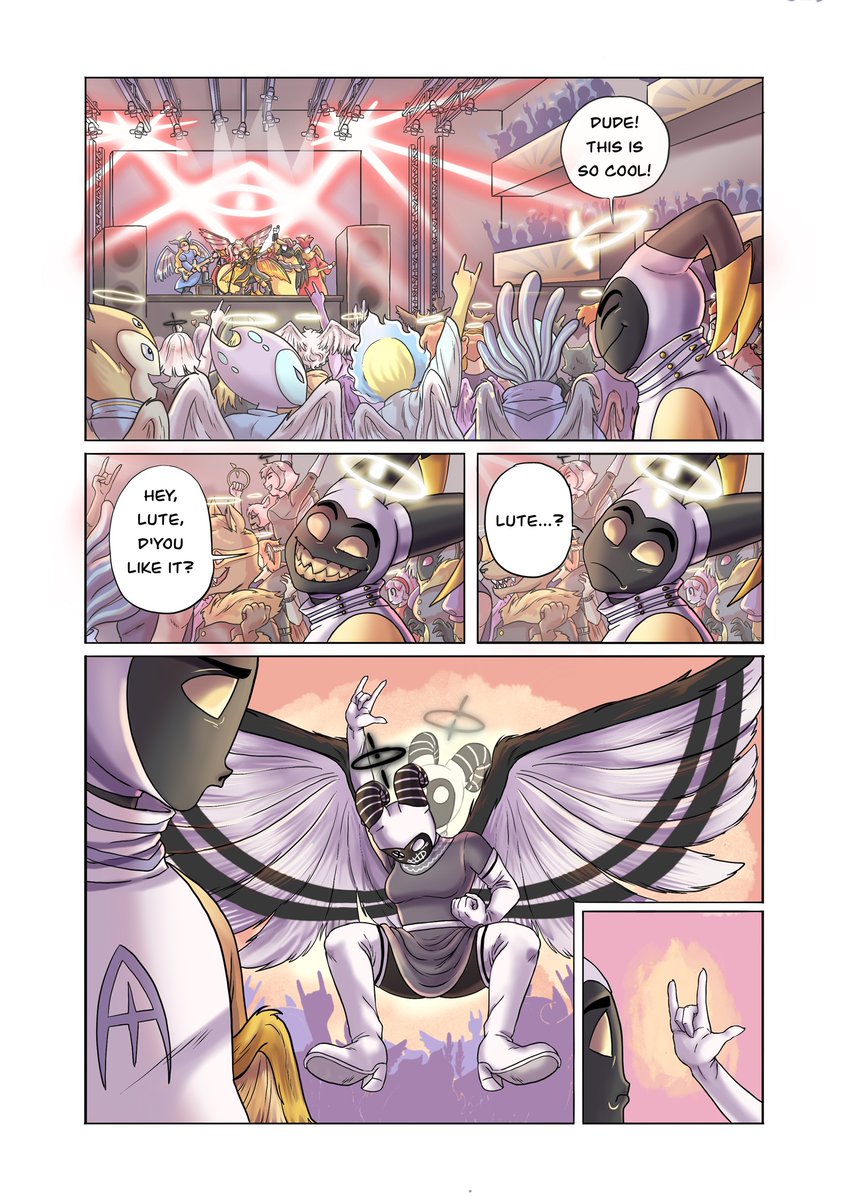CGRepresa's tweet photo. Back with DickmasterXDangerTits,  Chapter 3 - Part 3 
Adam x Lute fanfiction Comic
This bundle includes 5 new pages! First one. 
Page 8 (of 12)
#HazbinHotelAdam #hazbinHotelLute #hazbinAdam #hazbinLute #guitarspear #guardrock #adamxlute #lutexadam #HazbinHotelFanart https://t.co/MVkjdUOt3N
