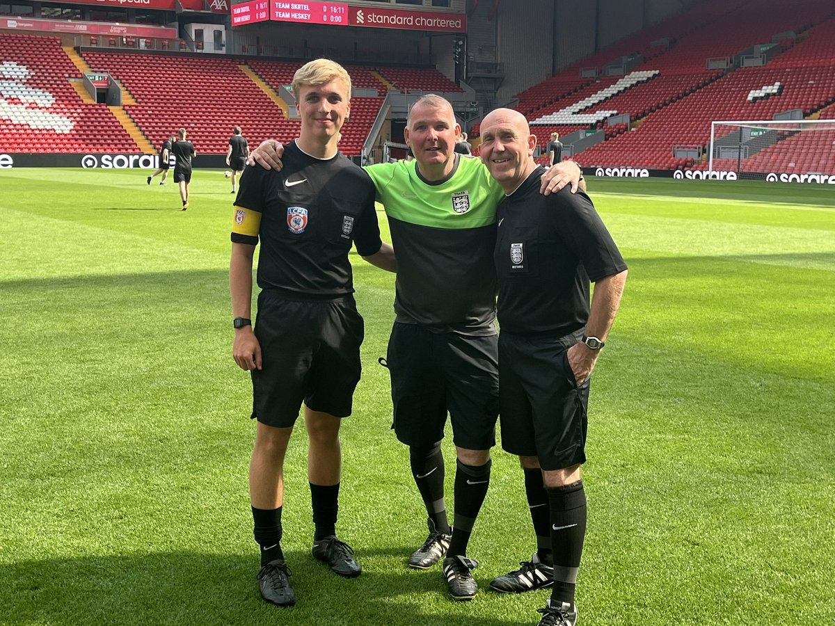 CallumSutton06's tweet photo. Another amazing day at Anfield, grateful to be given the opportunity again. A good game of footy with members of @Sorare. Good to catch up with @kennyjo48952288. Hopefully more to come⚽️👍 Thanks again @C_ODriscoll https://t.co/X5CJjr79ko