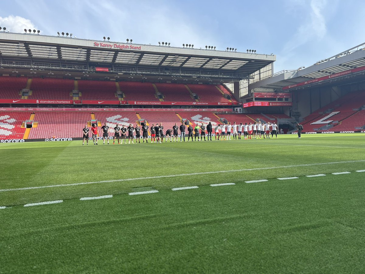 CallumSutton06's tweet photo. Another amazing day at Anfield, grateful to be given the opportunity again. A good game of footy with members of @Sorare. Good to catch up with @kennyjo48952288. Hopefully more to come⚽️👍 Thanks again @C_ODriscoll https://t.co/X5CJjr79ko