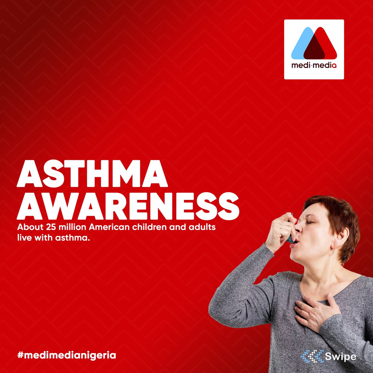 MediMediaNG's tweet photo. A condition in which a person's airways become inflamed, narrow and swell and produce extra mucus, which makes it difficult to breathe.
#medimedianigeria #healthforall #doctorsforchange #medicine #healthwatchnigeria #nigerian #explore #life #love #quotes #selflove #globalhealth https://t.co/0iPuLn5T2D
