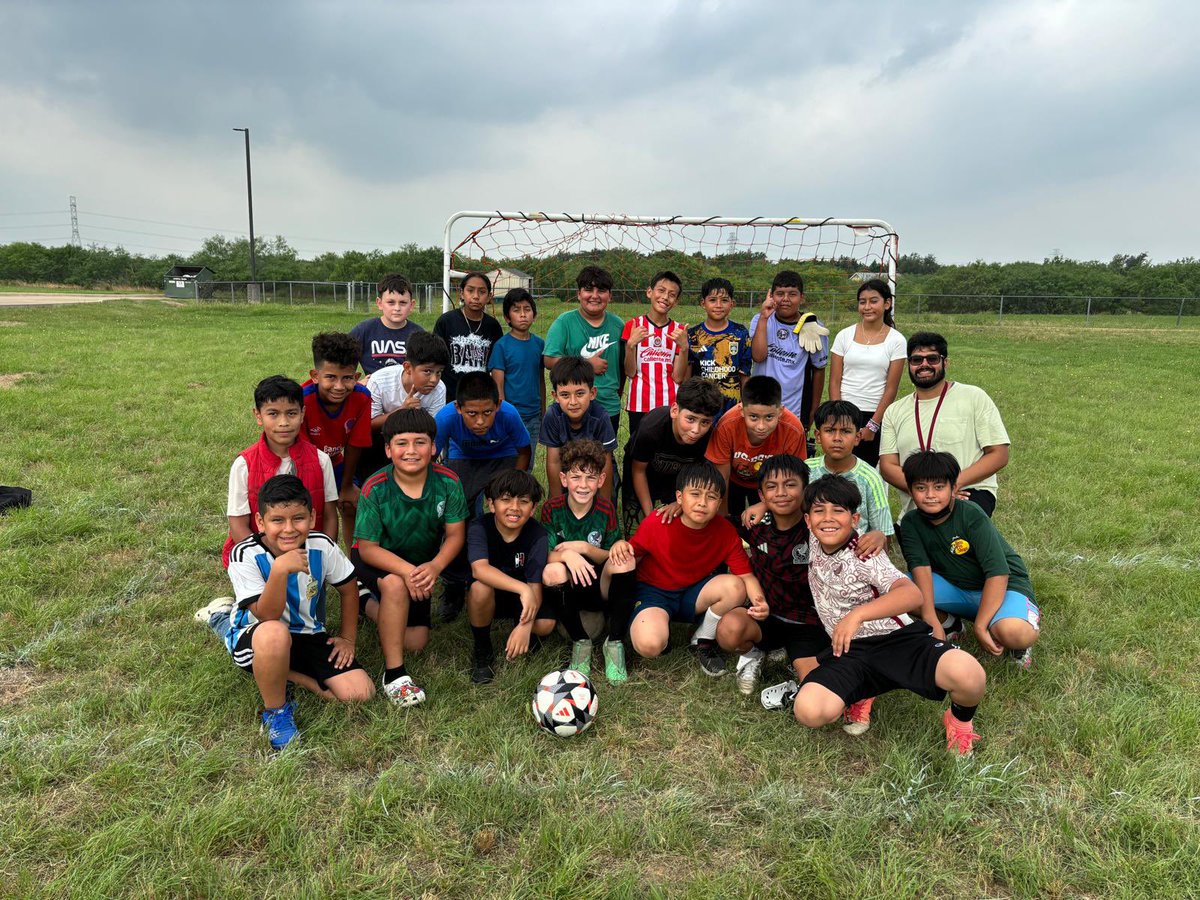Today our 4th &amp; 5th graders participated in a soccer tournament. It was wonderful to see their fierce, competitive spirits and teamwork across classes. Big thanks to Dr. G for supporting our crazy ideas and refereeing the games. Thank you Mr. Garcia for the idea. #ABSProud 🦁⚽️