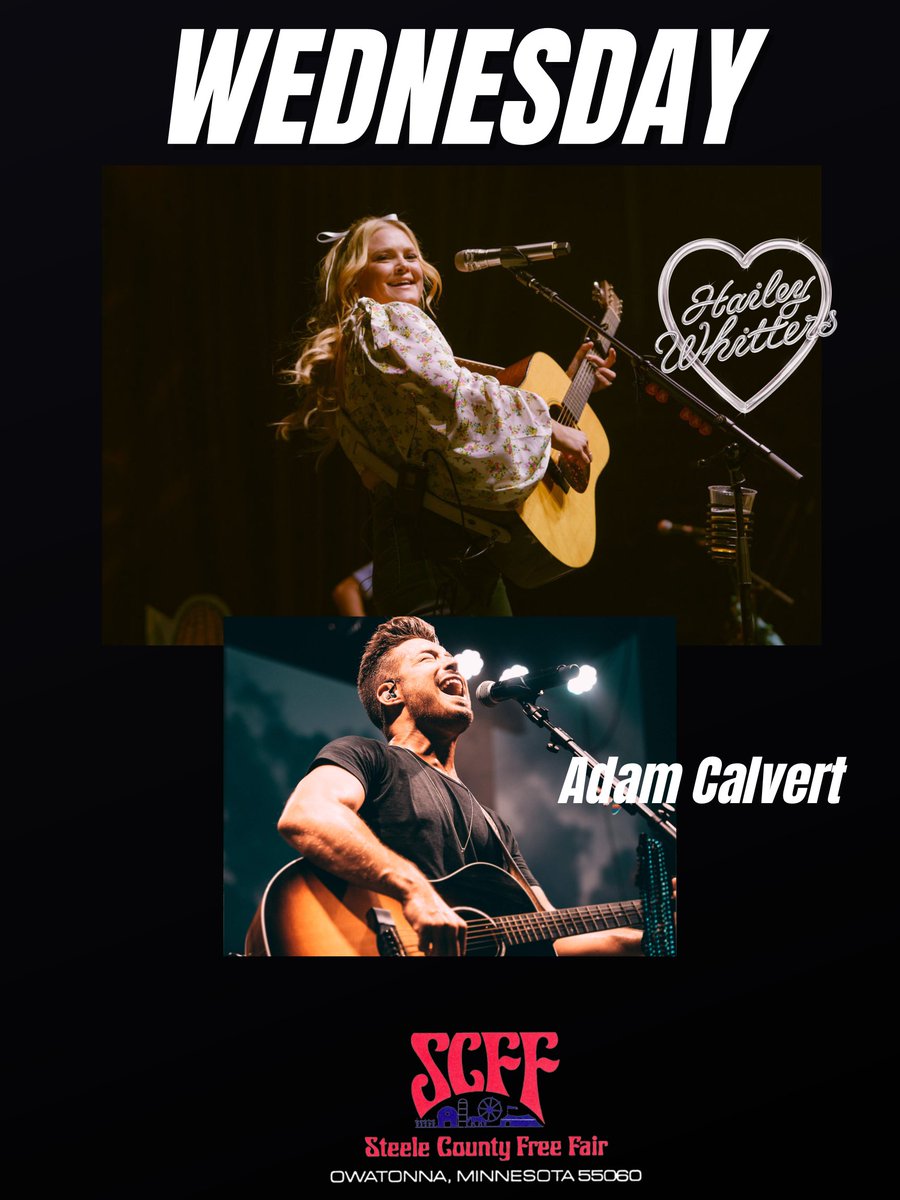 Get your tickets for Hailey Whitters and Adam Calvert at scff.org
