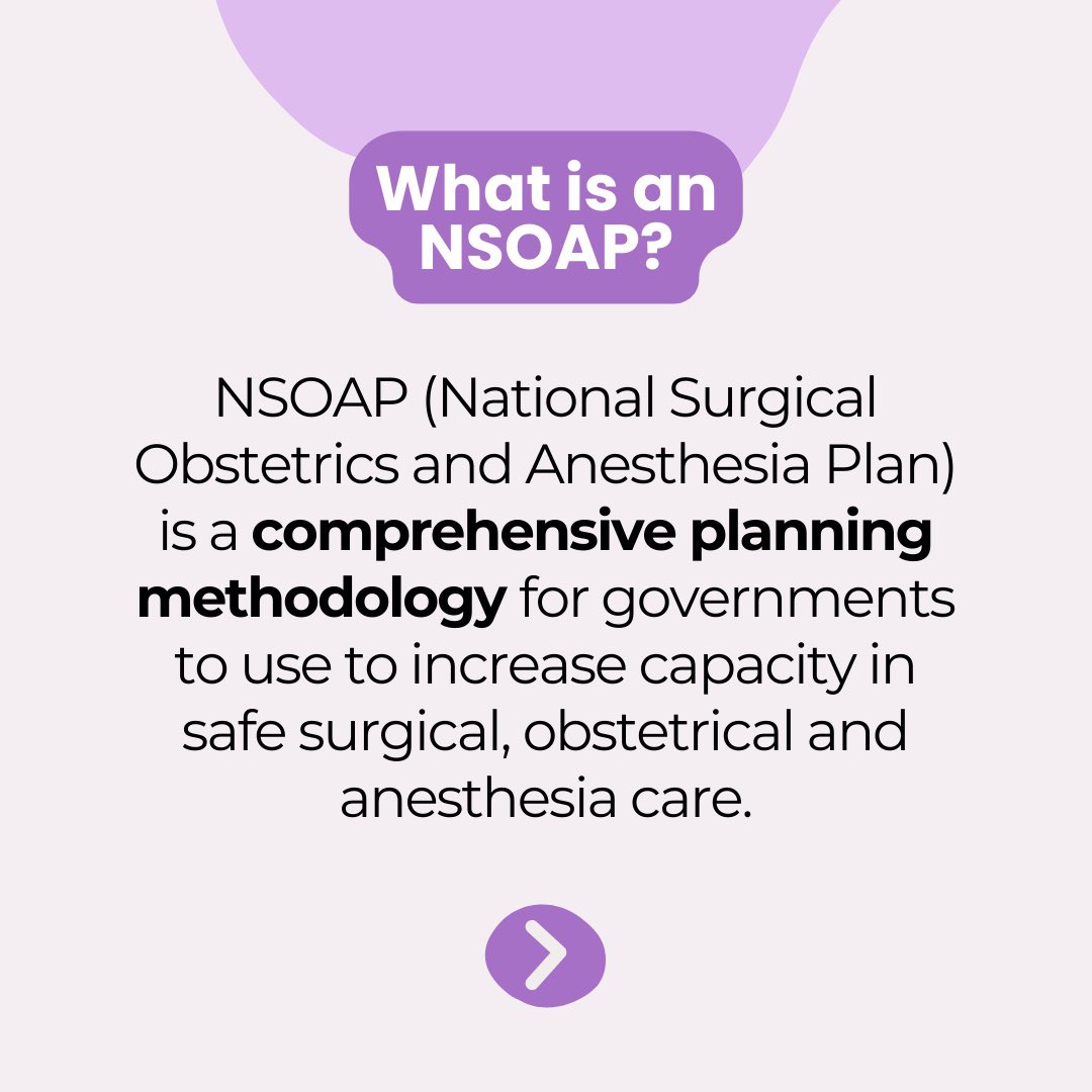 gendereqsurg's tweet photo. Policies shape #GlobalSurgery practice! Today, we highlight the crucial role of #NSOAPs and policies in strengthening healthcare systems. Join us in advocating for policies that prioritize surgical equity and universal access to safe, timely, and affordable surgery https://t.co/jEBGF6Runt