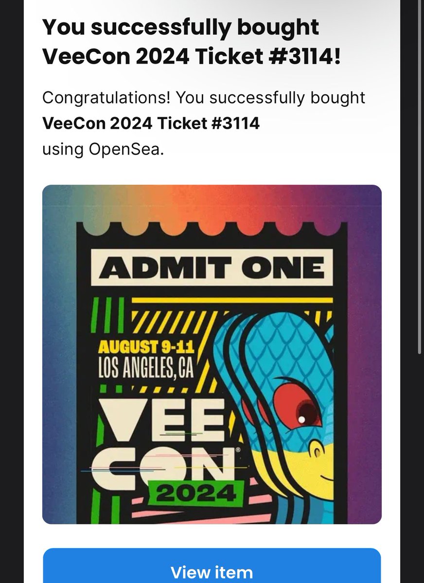 Who wants to win a ticket to @veecon to join me for the 3 day conference.  I have acquired a second ticket for a companion to come spend the conference as my guest.  *Will have a contest soon.  

Leadwithlove.eth Always 💜💜💜💜💜