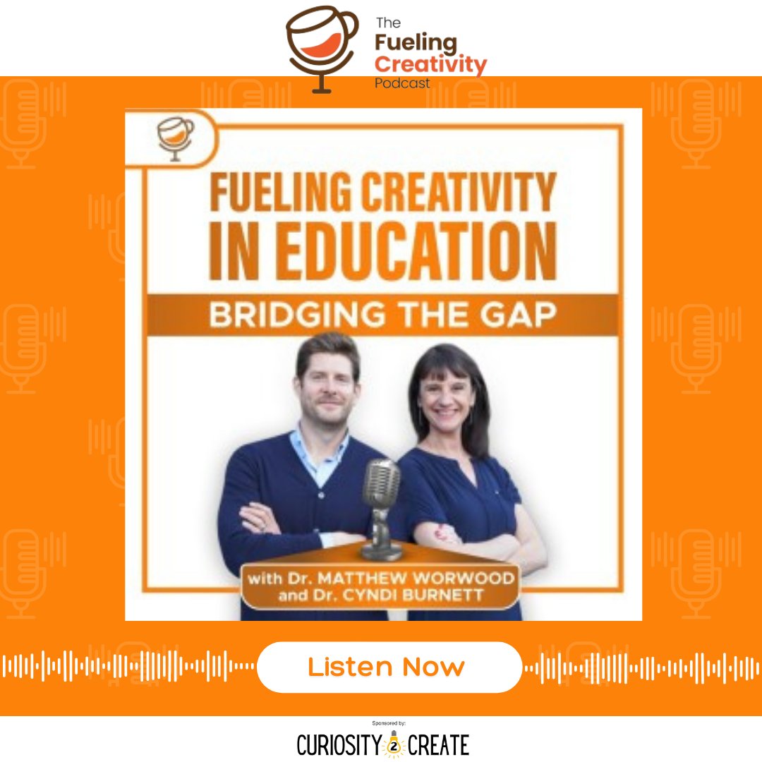Our Fueling Creativity in Education podcast is at it again! Join Dr. Cyndi Burnett and Dr. Matthew Worwood as they explore everything from the inclusive world of theater to the cutting-edge use of AI in classrooms.

Are you prepared to see education through a new lens?