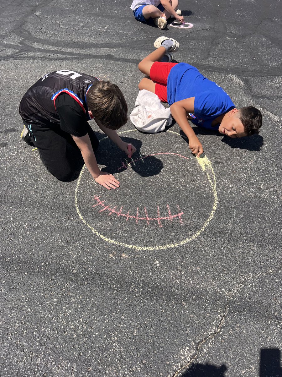 Coach Jilliann Reese’s class joined in on the “Blue Out” Let’s GO Panthers!