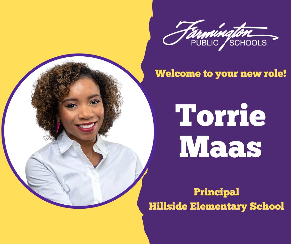 FPSInformation's tweet photo. Join us in welcoming Torrie Maas to her new role as the Hillside Elementary School Principal! Congratulations, Torrie! We are so excited for you! β¨ππ#FPSSuccess https://t.co/wnXCxBCV2E