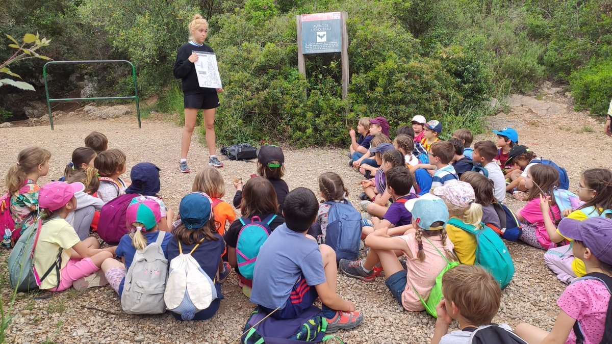 Avui, a les #colònies de #1r excursió fins l'“Avenc de l’Esquerrà”, #arquitecturaRatoliniana #efímera a la tarda pel ratolí Martí, #troballa de la #closca de la nostra #famosa tortuga i fins i tot temps per celebrar un #aniversari! #CanGrau #ATotGasss