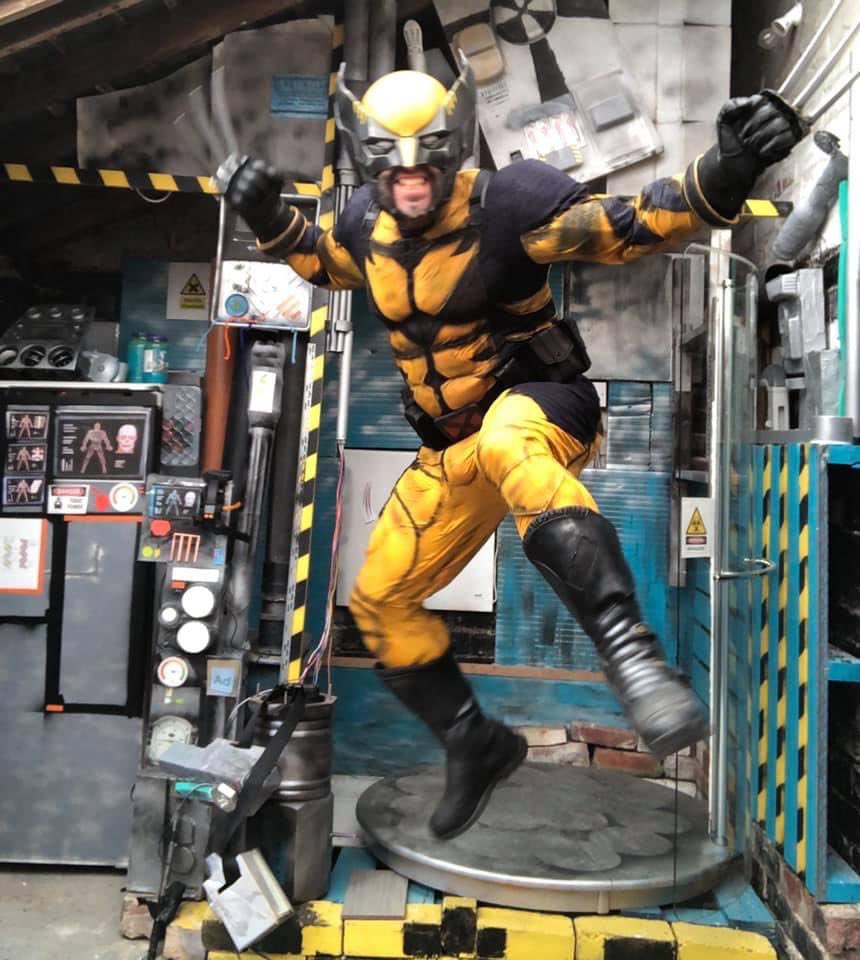 #ThursdayThrowback to 4 years ago with me leaping out of my own WeaponX lab! #OnThisDay #LFG #Wolverine