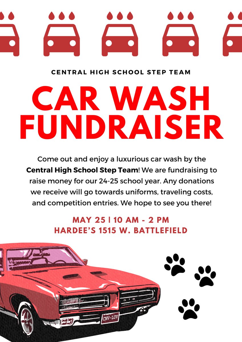 Hope to see you at our carwash this weekend!