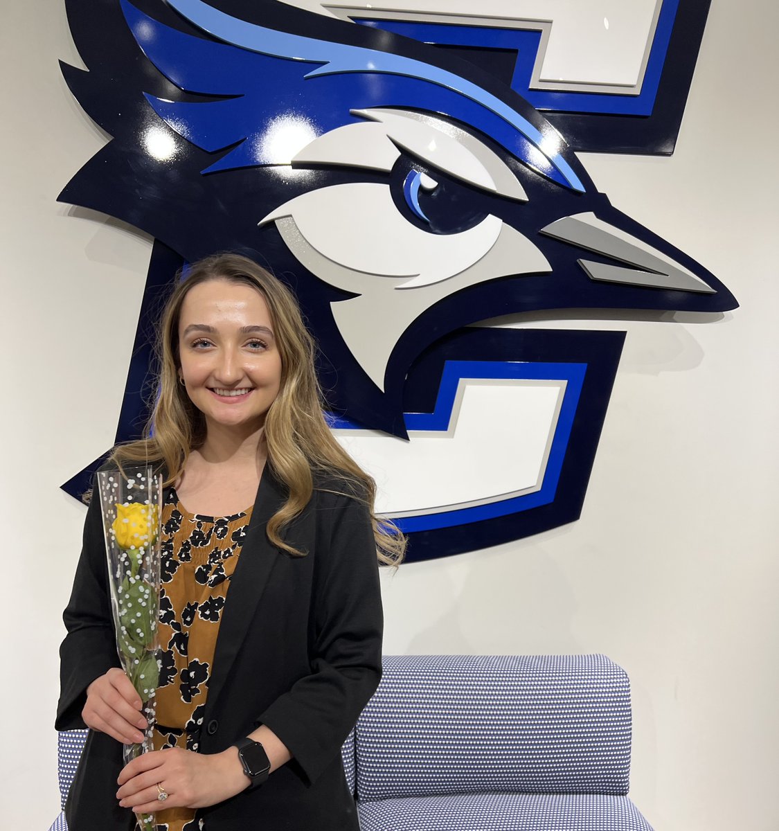 CreightonPHX's tweet photo. Meet Hope Gaynor: Doctor of Occupational Therapy from Cave Creek, AZ, and recent #CreightonGrad. She is beginning her OT career in pediatrics right here in Phoenix! Fav Creighton memory: labs spent with her cohort – the first OT cohort on Creighton’s Phoenix campus! 🐦 https://t.co/z9WKA7Eqjw