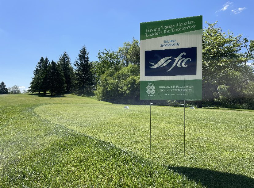It was a beautiful day for the 4-H Ontario Foundation Golf Tournament in Guelph! 🍀Funds raised will go towards the 4-H Endowment Fund and local 4-H association endowment funds across Ontario. 
#DreamGrowThrive #4H @4HOntario
