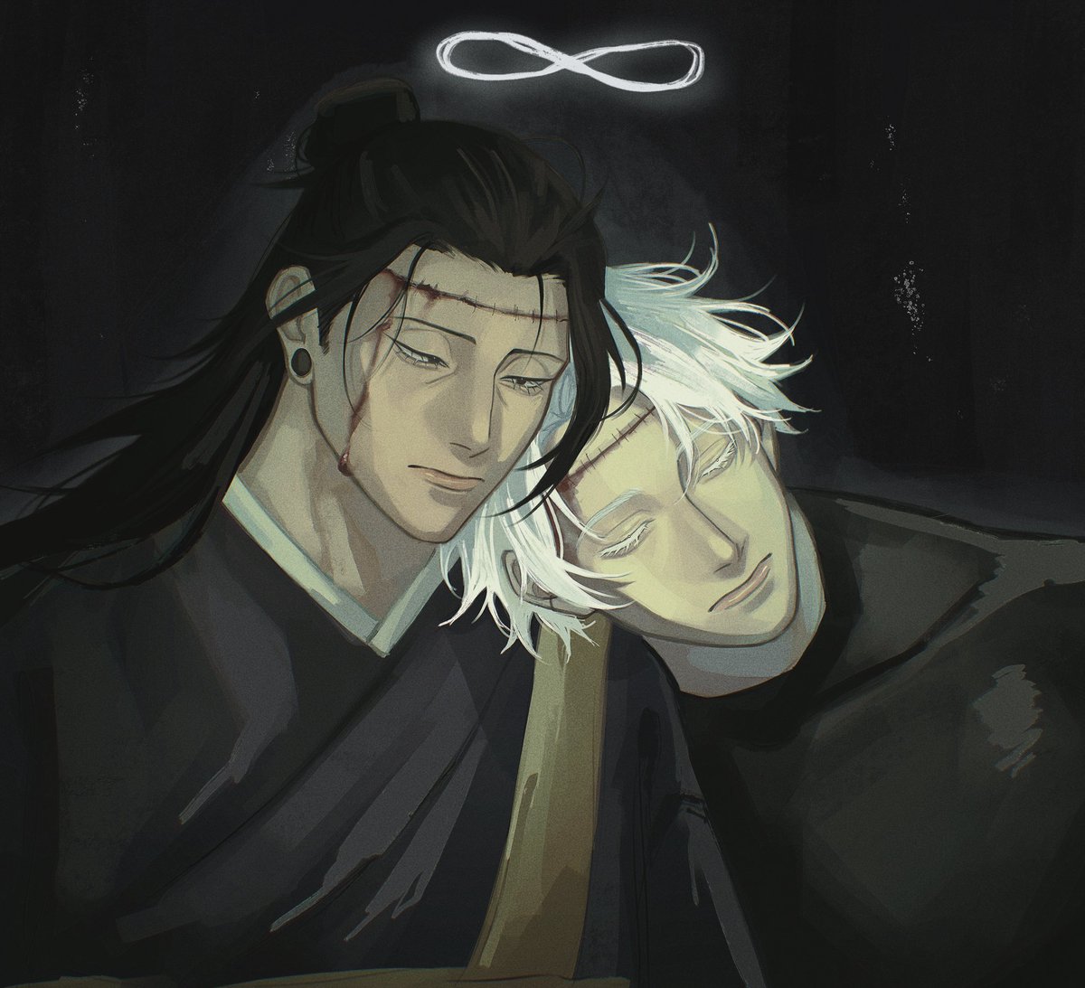 xiaoshy_otp's tweet image. twinning #satosugu #jjk #gojosatoru