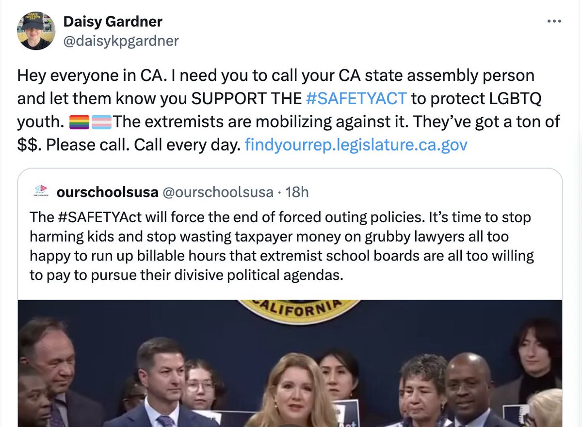 It’s really something to be able to convince yourself that—while you’re working with the political party that has a supermajority in the state—you’re really the David, and your opponents are a well-funded Goliath, despite appearing to be a ragtag group of parents.