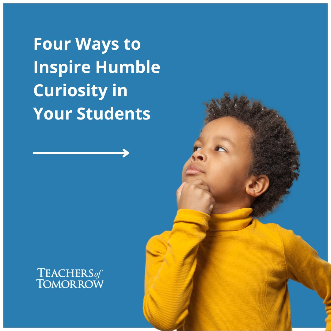 TOT_ACP's tweet image. Fostering humble curiosity in our students opens the door to endless learning adventures. Here are a few ideas to help your classroom thrive with curiousity! 💡✨

#TeacherTip #ACP #AltCertProgram #BecomeATeacher #TeacherInspiration