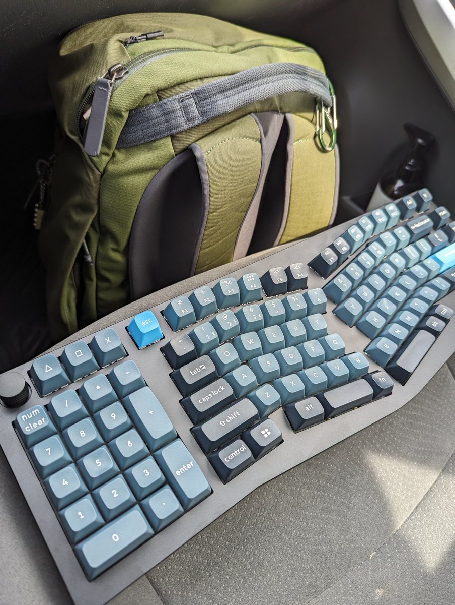 Making enough money to buy a fancy keyboard but not enough to justify having one for work and home. Commuting with a keyboard is as lame as I've ever felt 😅