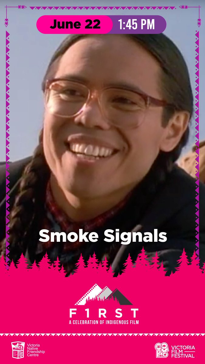VicFilmFestival's tweet image. 🌿 Don't miss Smoke Signals at The Vic Theatre! This 1998 dramedy is a milestone in Indigenous cinema, full of humour and magic. 

📅 June 22nd
⏰ 1:45 PM
📍 The Vic Theatre

victoriafilmfestival.com/product/smoke-…

#SmokeSignals #F1RST #IndigenousCinema