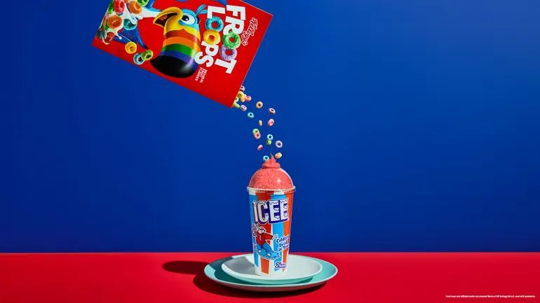 I wonder what this tastes like?

@Official_ICEE partners with @KelloggsUS | @KelloggCompany cereal brand @FrootLoops to create a frozen beverage available #justintime for summer, reports @cdoering in @FoodDive ➡️ buff.ly/4buWW7I