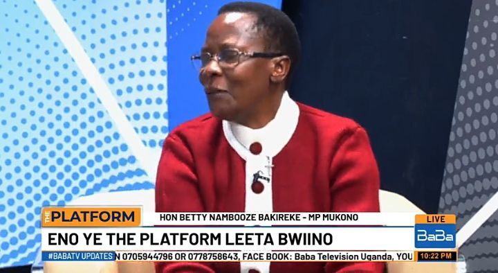 ' Ebintu Bwanika By'eyavuma Besigye kati Byavuma Bobi Wine' - HON. BETTY NAMBOOZE. MP-MUKONO MUNICIPALITY #Babauganda #BabaTVUpdates Follow Baba Television Uganda for more