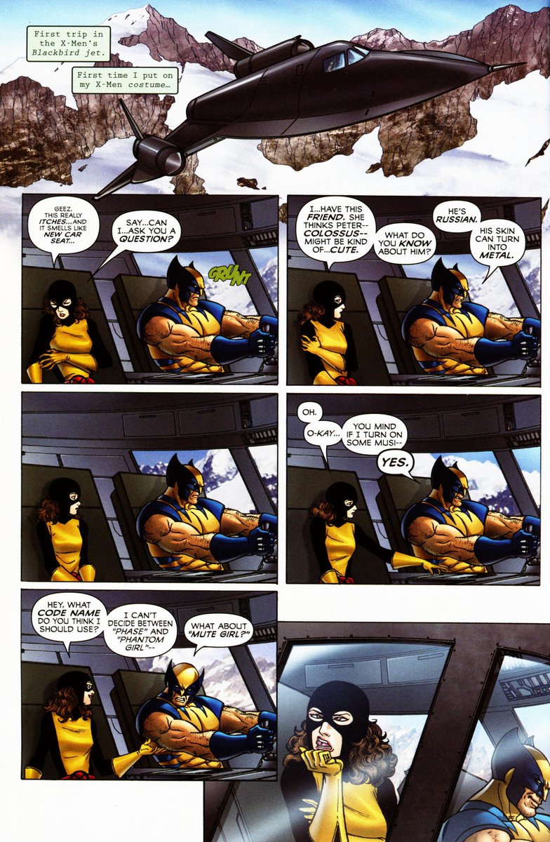 JackalsIII's tweet photo. #WolverineFirstClass is such a delight of a comic!
Fun seeing the legendary friendship between Kitty Pryde and Logan get fleshed out.

Issue 1 https://t.co/W4KWYqQSuu