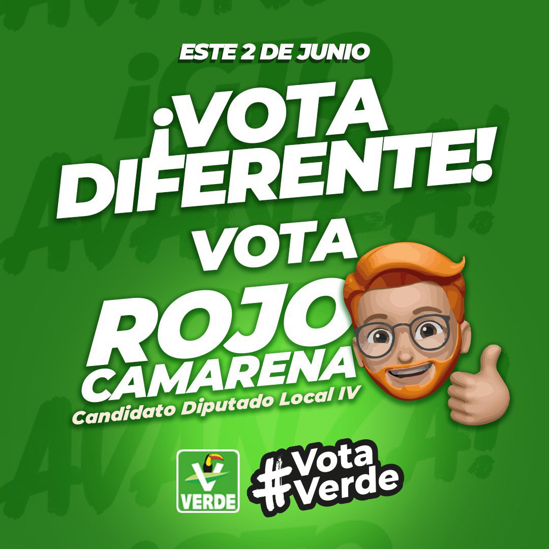 rojocamarenamx's tweet photo. Después de décadas con los mismos de siempre en el poder, ¿tú crees que harán las cosas diferente? 
¡Dame la oportunidad y te daré el Guanajuato que mereces! Este 2 de junio, VOTA TODO VERDE, vota Rojo Camarena. ✅

#gtoavanza #VotaVerde #RojoCamarena https://t.co/5xHkfj7zzL