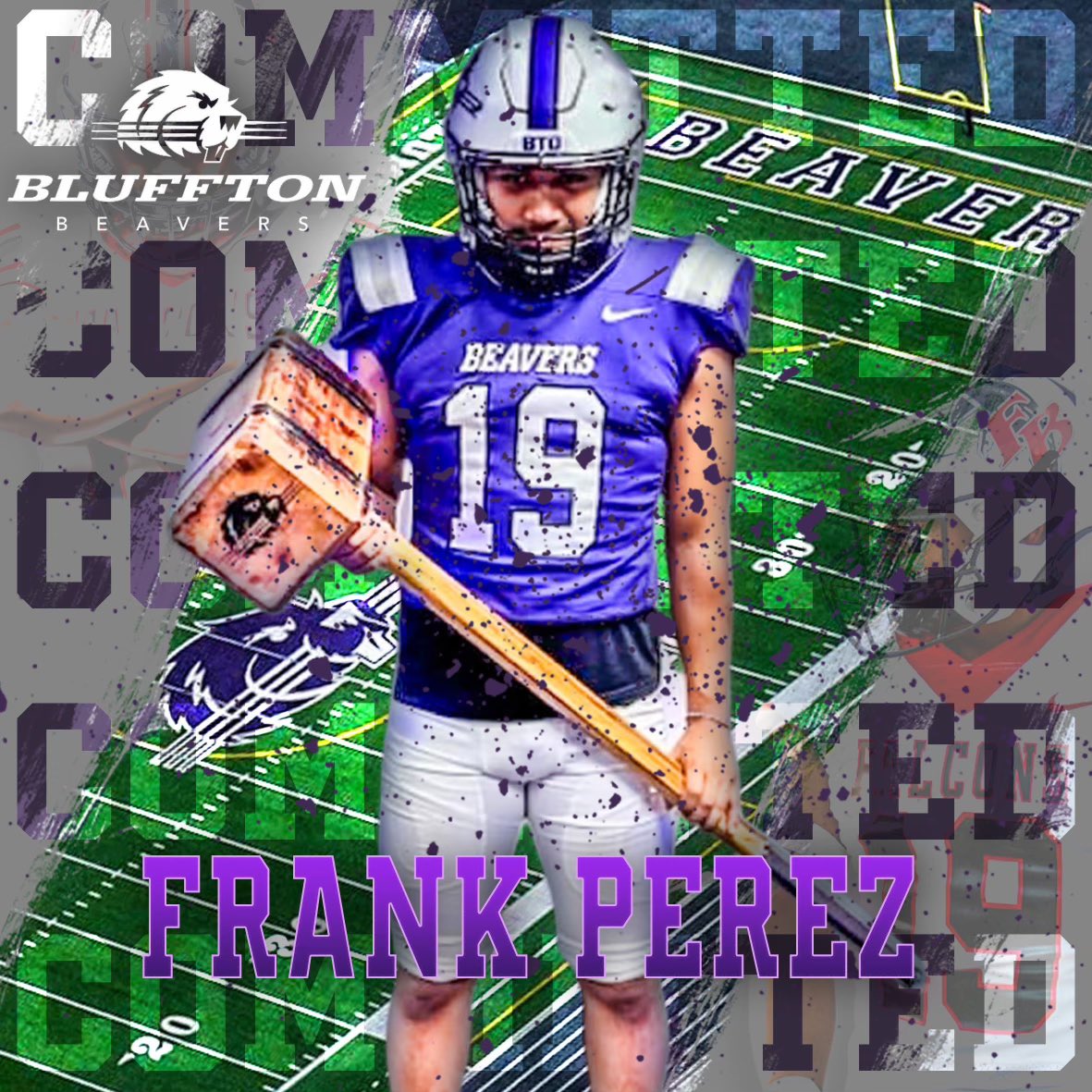 I’ve been blessed to further my education &amp; football career at Bluffton University in Ohio. I would like to thank God, my family, and all the people around me who have supported me through this crazy dream of mine. Time to eat!  
<a href="/BlufftonFB/">Bluffton Football</a> 
<a href="/coach_shank05/">Christopher Shank</a>
<a href="/coachcake2020/">Alan Pancake</a>