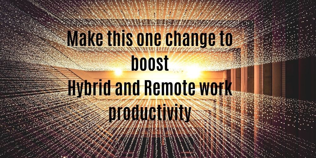 OK, so if I told you one action would boost hybrid work productivity, make it easier to get new employees up to speed and lower your risks you’d jump at it wouldn’t you? pmresults.co.uk/boost-hybrid-w… #hybridwork #WorkFromAnywhere #remoteworking #wfh