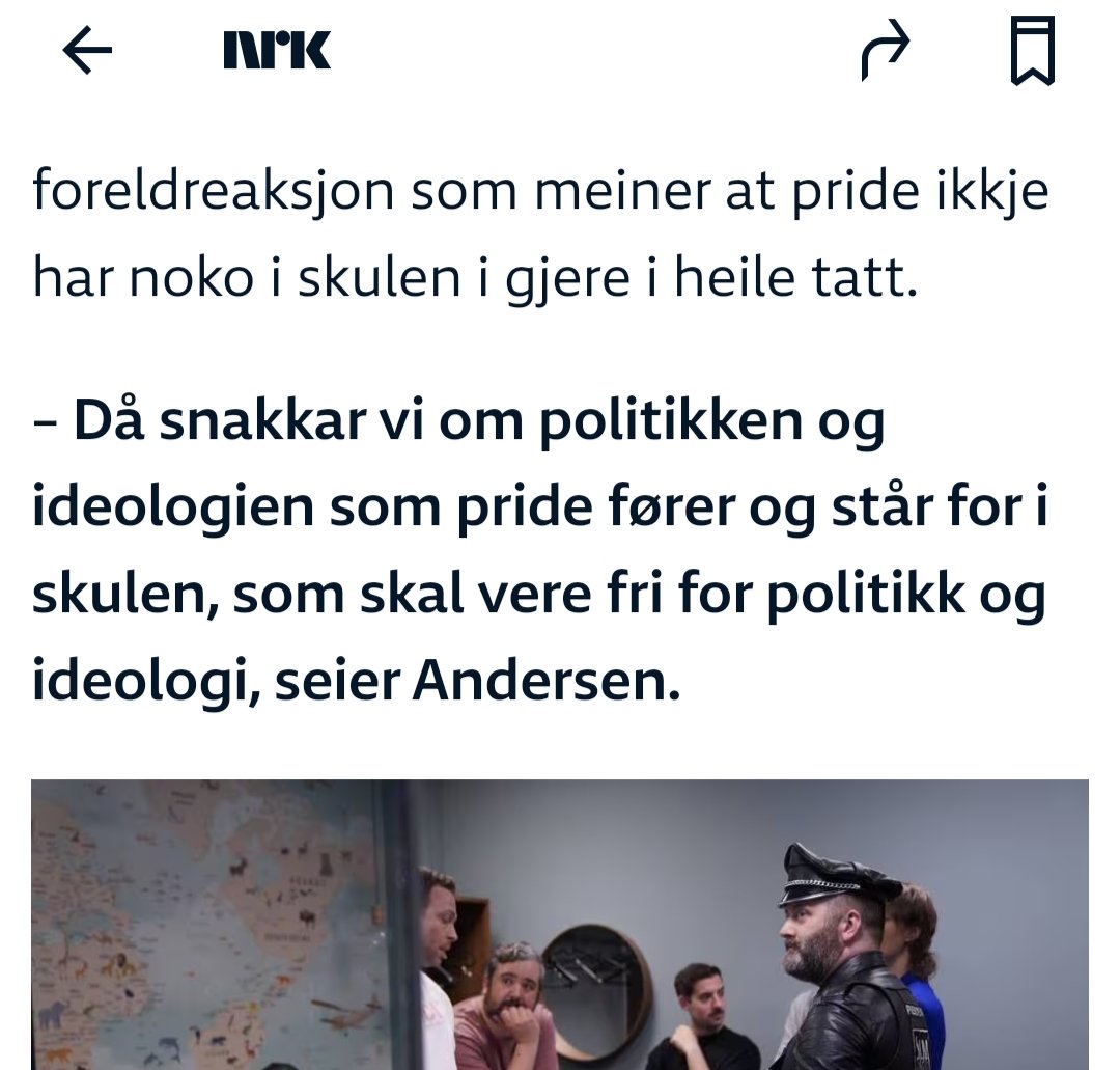 Ja, jøss. Spar skolebarna fra undergravende ideologier og politiske konsepter som demokrati og menneskerettigheter.