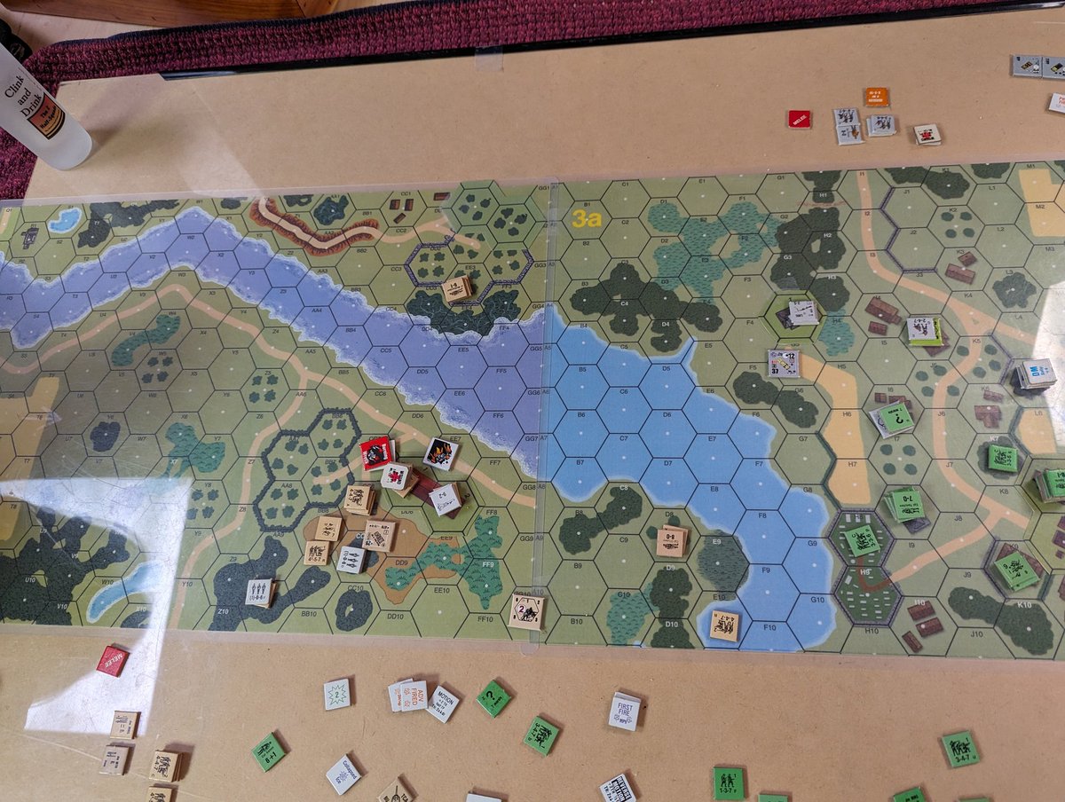 the2halfsquads's tweet image. Scenario J146: Aiding the Local Constabulary. Jeff&apos;s South African forces take the train station and capture a leader =6pts., Ryzy&apos;s Italians get DCs placed =5pts, Dave holds armory after fierce CC with berserkers=7pts! #MultiManPub