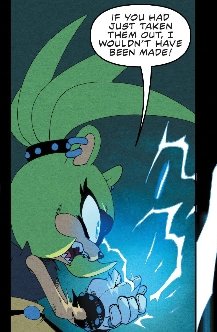 RaeInkwell1920's tweet photo. Is it just me or does surge having a light voice really suit her with her sounding like she is trying to sound tough but it really doesn't click. With her old voice being the only thing left from her past.
#surgethetenric #sonicIDW #sonicthehedgehog  #sonic https://t.co/8m9SPHkY6j