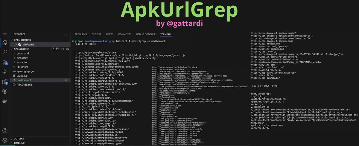 APK Url Grep

When gathering information about a company, it is worth researching not only its website, but also its mobile apps (to find subdomains of the main website and potentially related websites).

github.com/ndelphit/apkur…

Creator <a href="/gattardi/">Giuseppe Attardi</a>    

#go