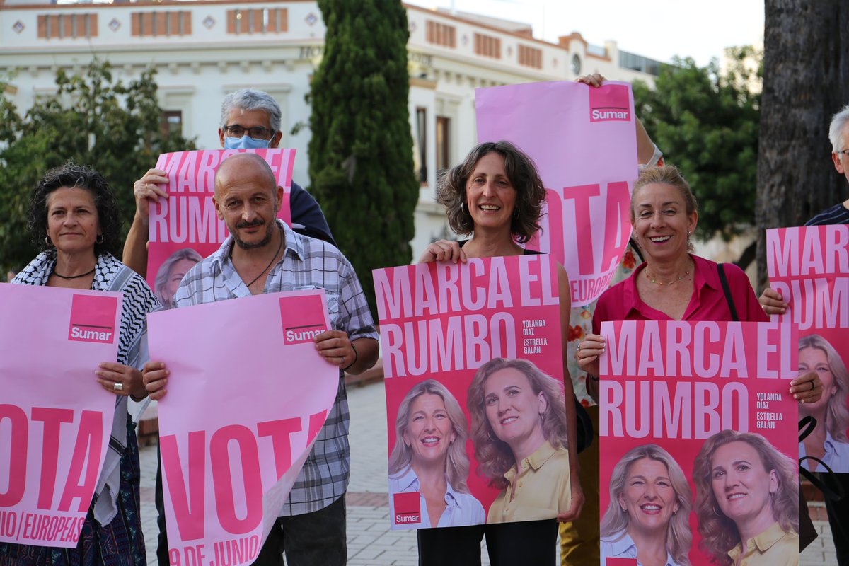 EstherGilSumar's tweet photo. La provincia de #Cádiz #MarcaElRumbo para las europeas. 

Iniciamos la campaña de @sumar con ilusión y compromiso por una #Europa más justa, verde, feminista y solidaria. https://t.co/VAU2jvAvJ7