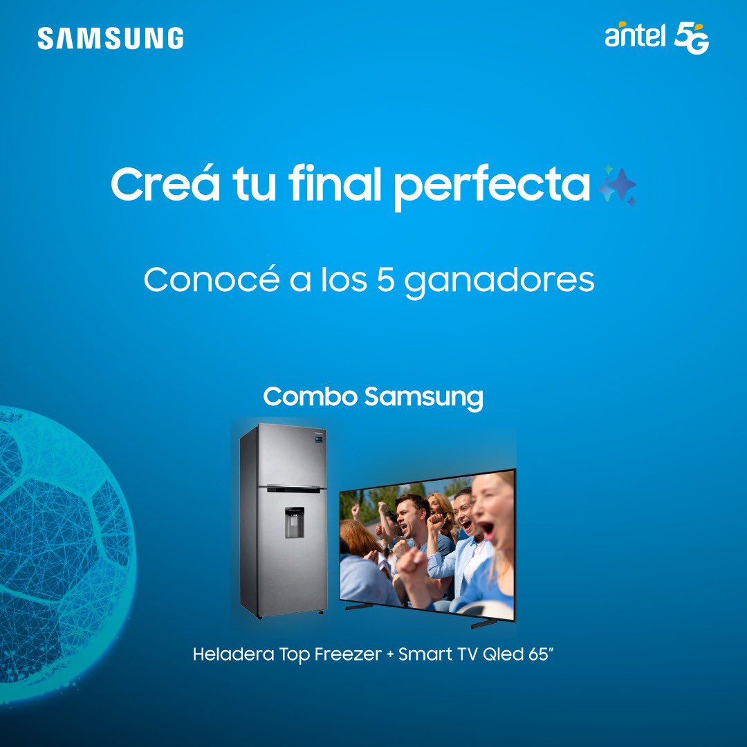¡Ingresá al link y conocé a los ganadores del combo Samsung! antel.com.uy/personas-y-hog…