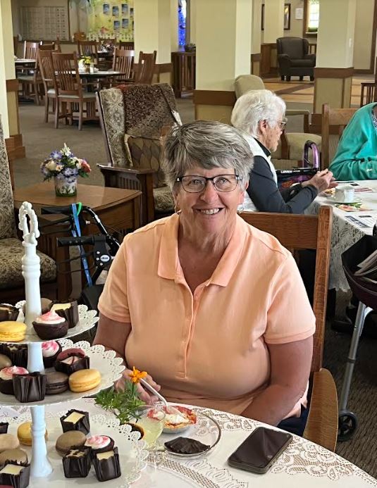 “Teatime is a chance to slow down, pull back, and appreciate our surroundings.”-Letitia Baldridge. An afternoon tea with friends and loved ones is a perfect dose for everyone! #seniorliving #teaparty #independentliving #assistedliving #memorycare #YourHomeYourWay #bestkeptsecret