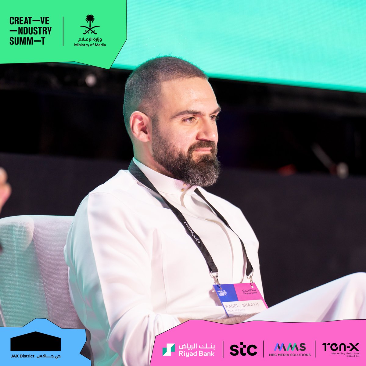 creativeindMENA's tweet image. 📸 Sneak peek at the excitement and heated vibes from the #CreativeSummit "Building a Brand Story" panel. 🔥✨