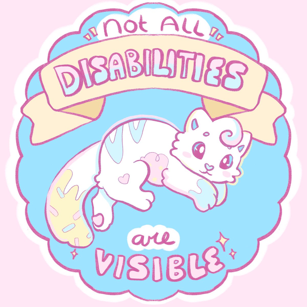 Sugary_Carousel's tweet photo. Not all disabilities are visible! https://t.co/aAnthWDJ5B