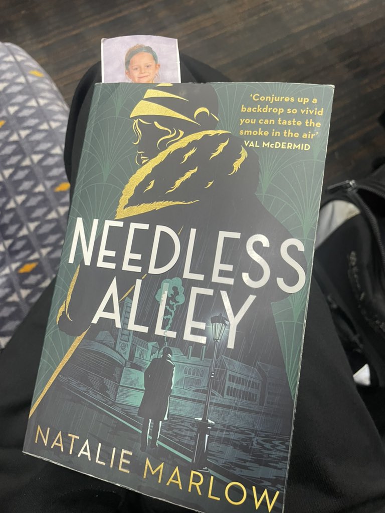 How fitting I finished this book while sitting on a @WestMidRailway out of Birmingham. Loved every minute of “Needless Alley” by @NatalieMarlow2 great recommendation by the staff at @BhamWaterstones sadly never caught their name.