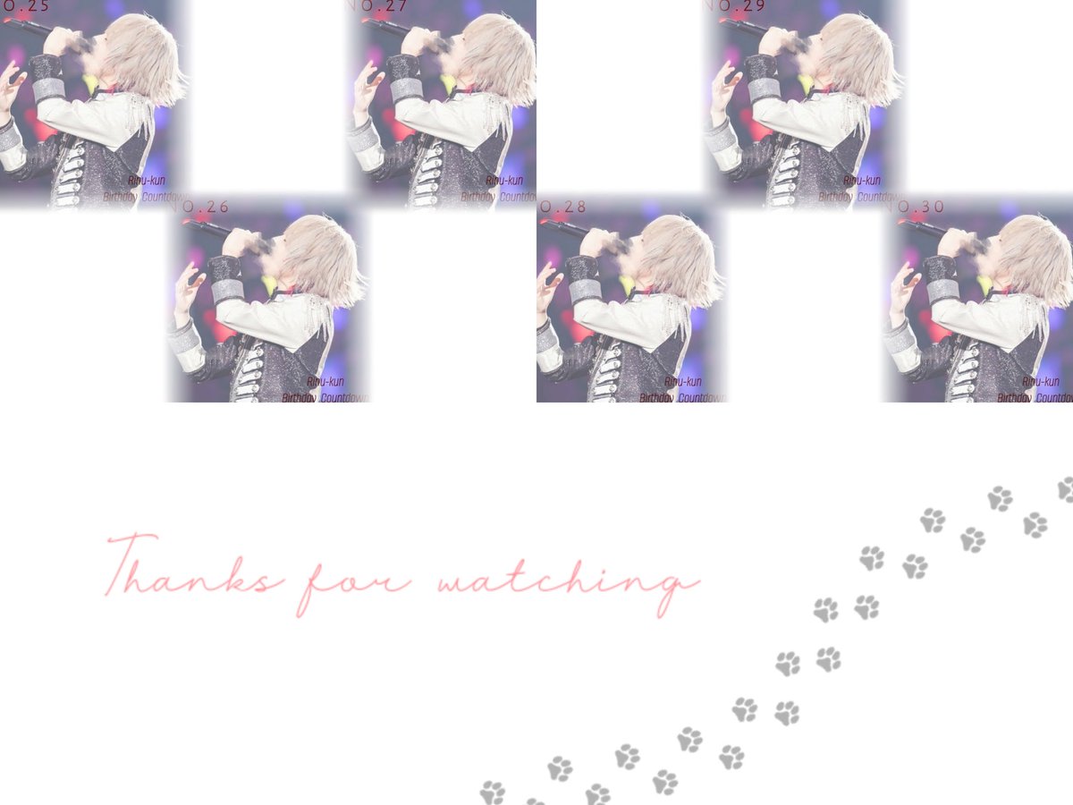 magiclampchan_'s tweet photo. ❤️🐶🖤⌇𝚁𝚒𝚗𝚞-𝚔𝚞𝚗
    ~ 𝙱𝚒𝚛𝚝𝚑𝚍𝚊𝚢  𝙲𝚘𝚞𝚗𝚝𝚍𝚘𝚠𝚗 ~

𝙽𝚘.𝟶 ~ 𝟹𝟶
専垢で密かに投稿していたお誕生日カウントダウン纏めです🎂

計31の" 好き "が莉犬くんのもとまで届きますように𓂃 𓈒𓏸

𝙰𝙻𝚃✎𓈒𓂂𓏸

#莉犬くん
#莉犬くん誕生祭2024
#莉犬くん誕生祭2024カウントダウン https://t.co/ui76JGgj5s