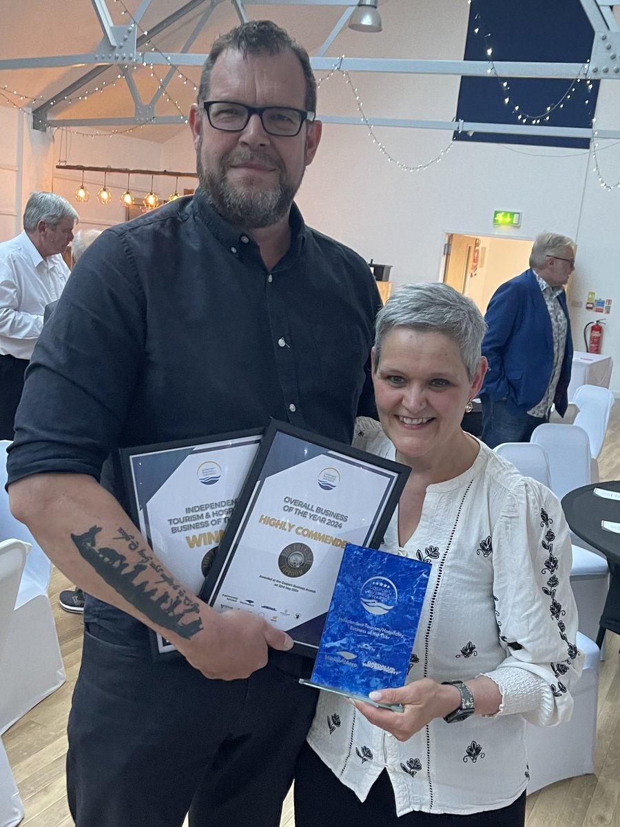 We are so pleased to have won Best Hospitality and Tourism Award and second overall independent business in Gosport

Excellent keynote from <a href="/Mike24775926/">Mike</a> and beer from <a href="/PMBrewCo/">Powder Monkey Brewing Co</a>
