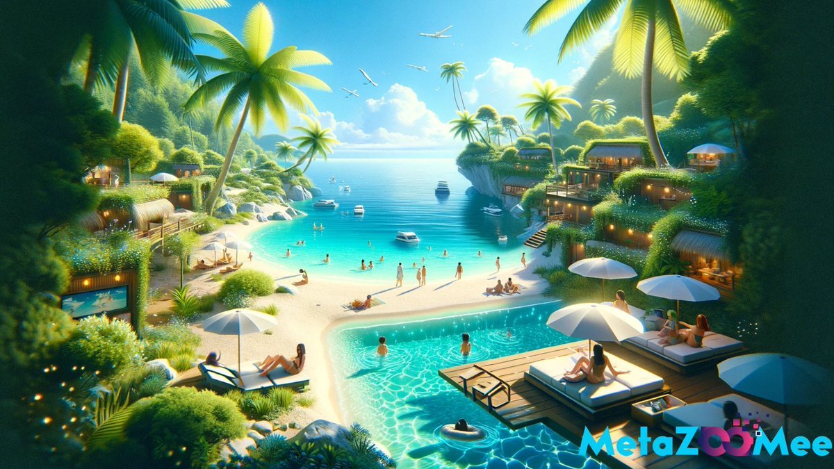 🏖️ Relax and unwind in MetaZooMee's virtual tropical getaways. Soak in the virtual sun, enjoy digital beaches, and escape to paradise. Vacation reimagined in the digital world! #MetaZooMeeGetaway #VirtualVacation #MetaZooMee $MZM 🌴