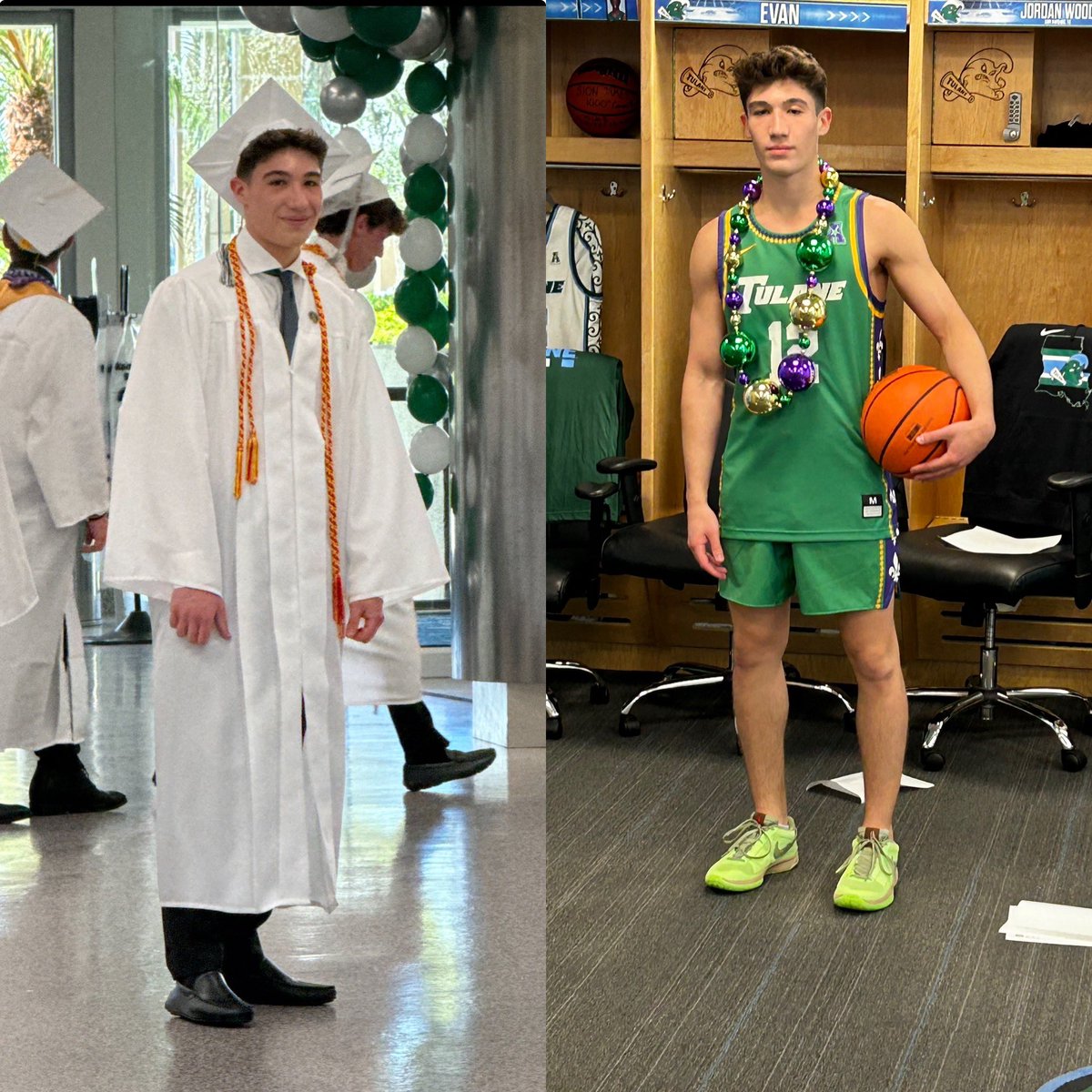 Graduation day…..next step <a href="/GreenWaveMBB/">Tulane Men's Basketball</a> <a href="/TulaneAthletics/">Tulane Green Wave</a>