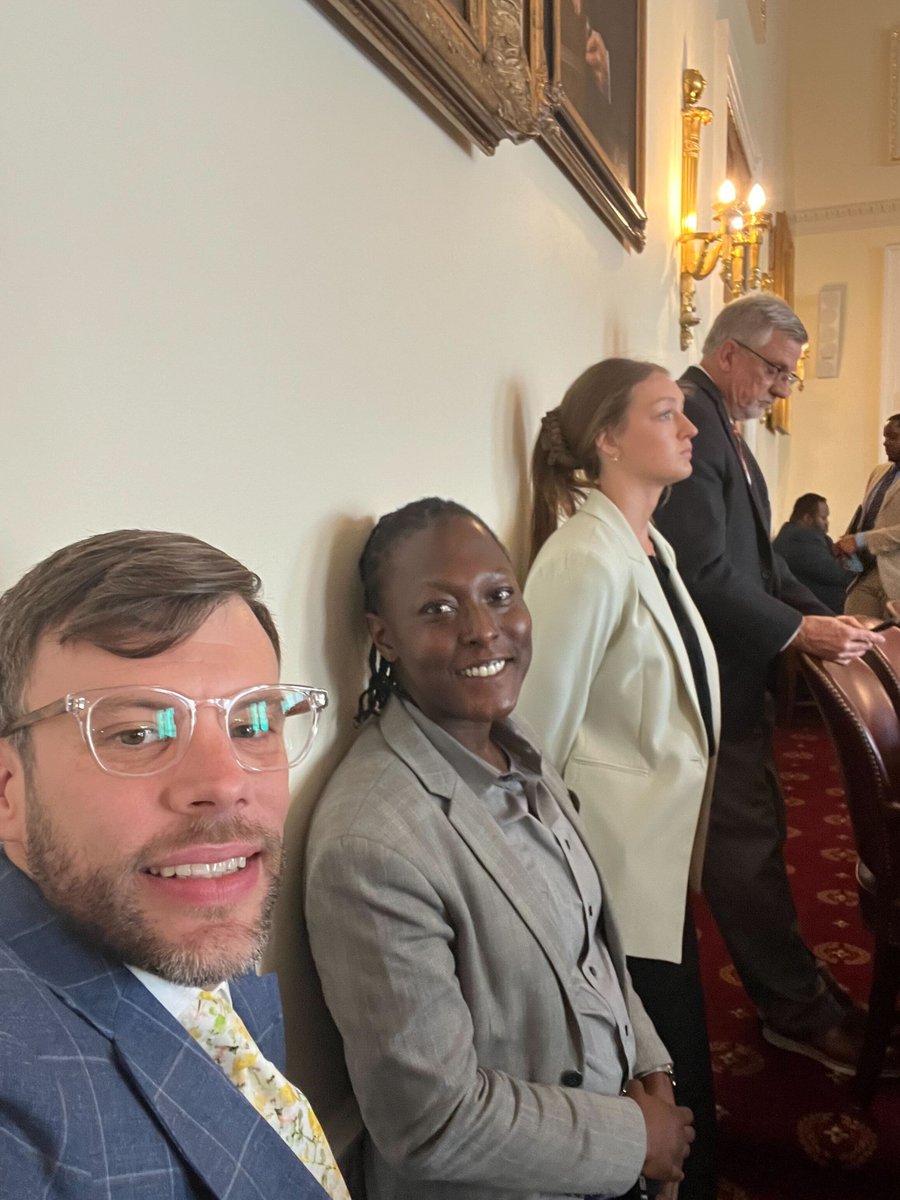 RCAPInc's tweet photo. RCAP's @StigerTR is on Capitol Hill with @NCBACLUSA's Aaliyah Nedd at the @HouseAgGOP Committee's markup of its version of the #FarmBill. Read RCAP's letter outlining our priorities for this important legislation: https://t.co/CP3oJ4HLi5 https://t.co/dQp26MlMR7