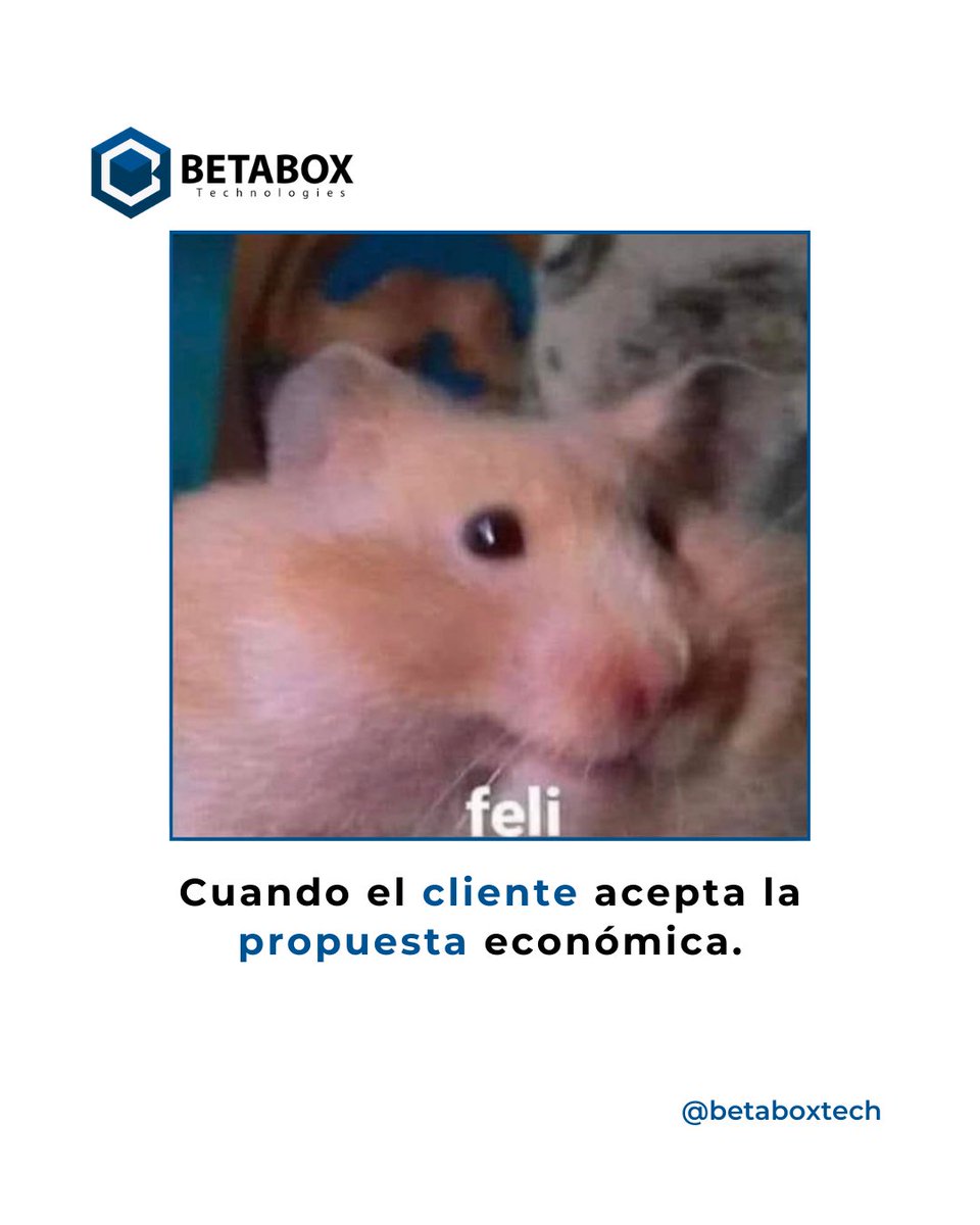 betaboxtech's tweet photo. Nosotros: “¡Es hora de descorchar el champán! 🍾 🥳

Las inversiones en tu mejora operativa vale su peso en oro y a nosotros nos contenta ser parte de ello. ¡Prepárate para la transformación que te llevará al siguiente nivel! 🚀
#consultoria #tecnologia #business #innovacion https://t.co/5Ar9Rpc82b