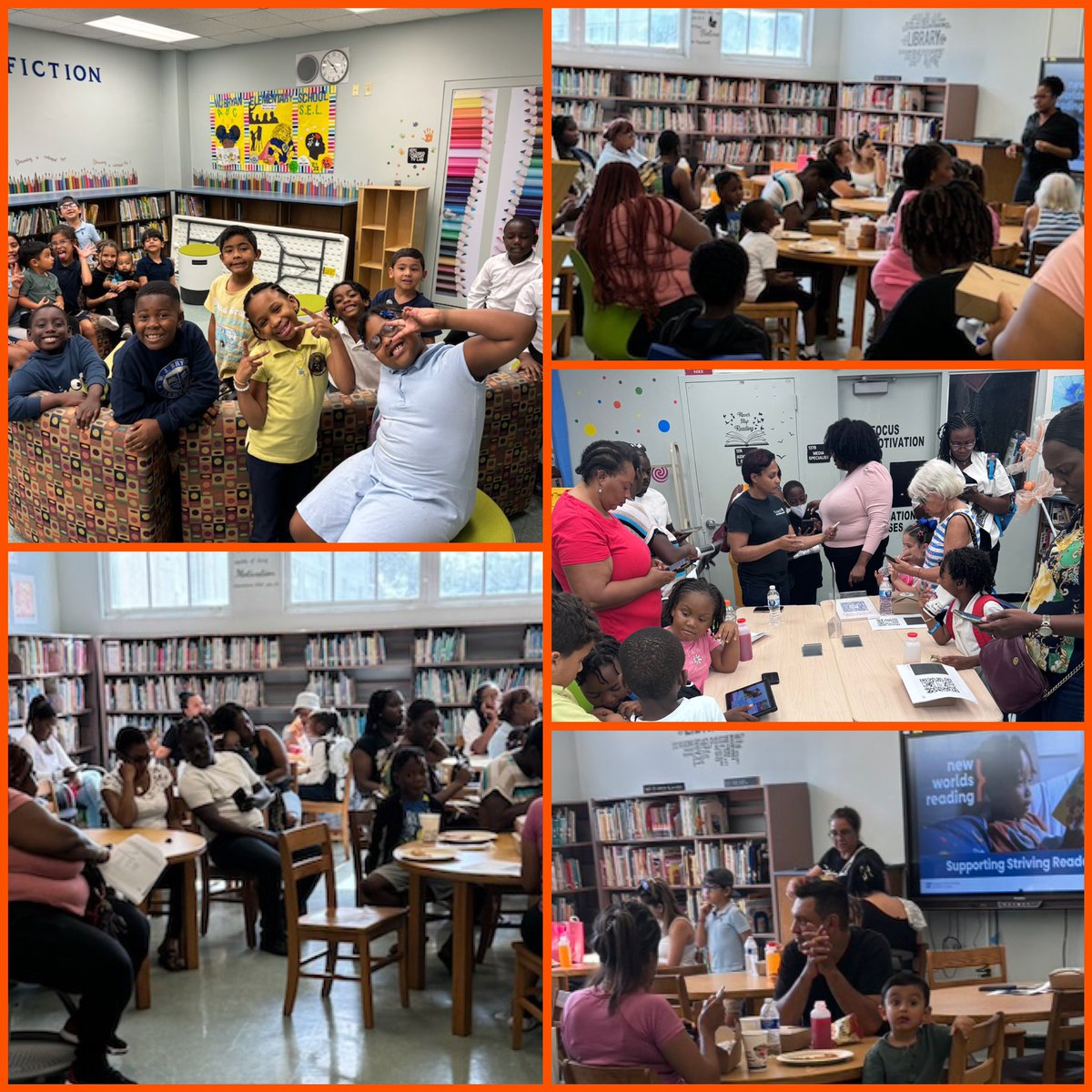 New Worlds Reading returned to inform families about #SupportingStrivingReaders. Parents also signed up for the program, which provides books and resources in multiple languages. Join us next time in June. #YourBestChoiceMDCPS, #BryanLionsAreReaders, #ReadersAreLeaders 🦁📚🤓📖